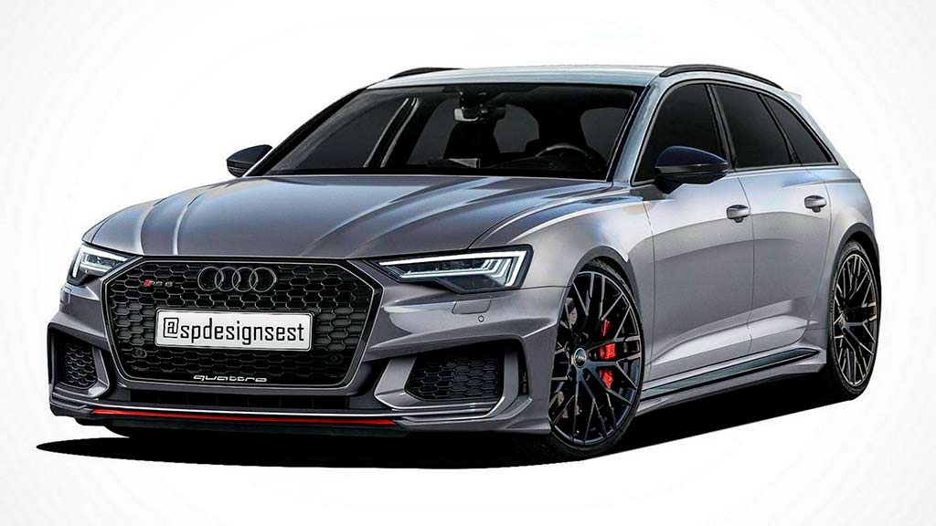 Новый универсал Audi RS6 2019. Рендер от SPdesignsest Новый универсал Audi RS6 2019. Рендер от SPdesignsest