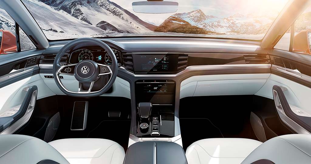 Фото салона Volkswagen Atlas Cross Sport Concept Фото салона Volkswagen Atlas Cross Sport Concept