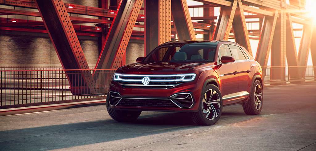 Купе-кроссовер Volkswagen Atlas Cross Sport Concept Купе-кроссовер Volkswagen Atlas Cross Sport Concept