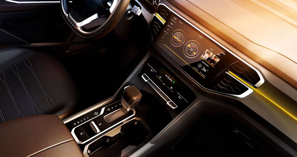 Сенсорное управление Volkswagen Atlas Tanoak Pickup Concept Сенсорное управление Volkswagen Atlas Tanoak Pickup Concept