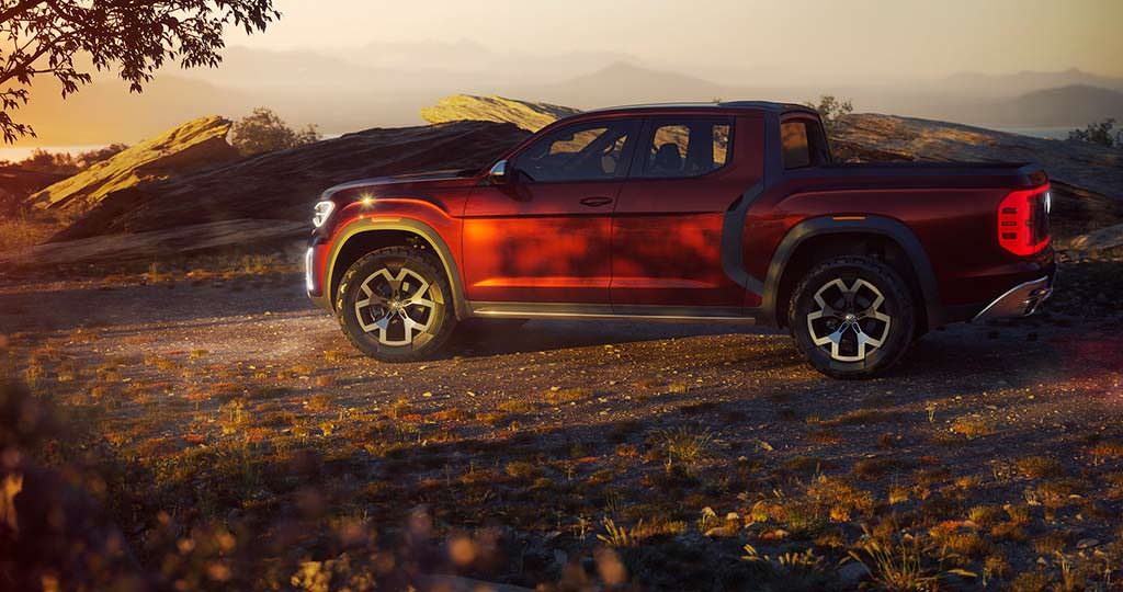 Пикап Volkswagen Atlas Tanoak Pickup Concept Пикап Volkswagen Atlas Tanoak Pickup Concept