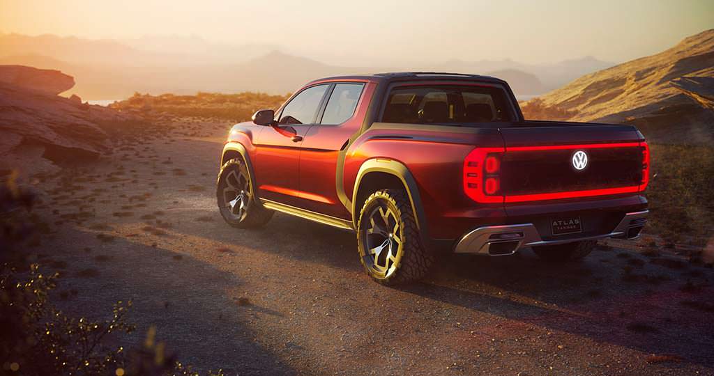 2018 Volkswagen Atlas Tanoak Pickup Concept 2018 Volkswagen Atlas Tanoak Pickup Concept