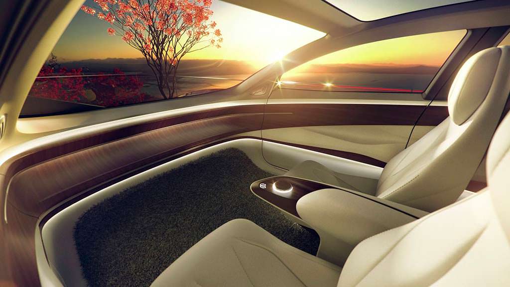 Фото внутри Volkswagen I.D. Vizzion Concept Фото внутри Volkswagen I.D. Vizzion Concept