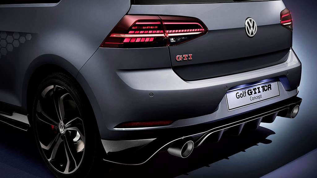 Задний диффузор Volkswagen Golf GTI TCR Concept Задний диффузор Volkswagen Golf GTI TCR Concept