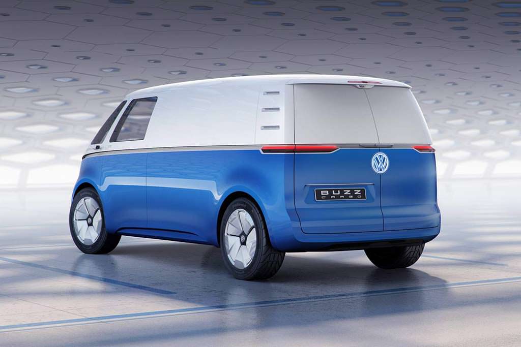 Электрический фургон Volkswagen Buzz Cargo Concept Электрический фургон Volkswagen Buzz Cargo Concept