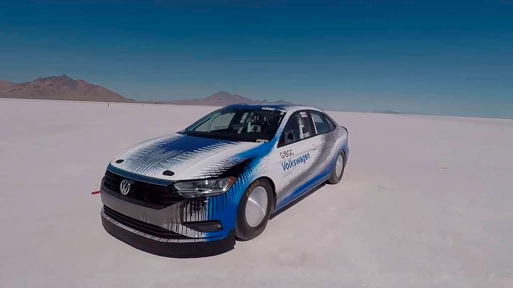 Рекорд скорости Volkswagen Jetta Рекорд скорости Volkswagen Jetta