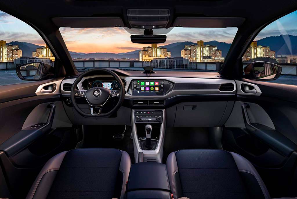 Интерьер Volkswagen T-Cross для Латинской Америки Интерьер Volkswagen T-Cross для Латинской Америки