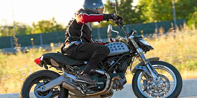 Новый Ducati Scrambler на тестах