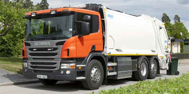 Мусоровоз Scania P310 Medium XXL 6×4 на выставке WASMA 2013