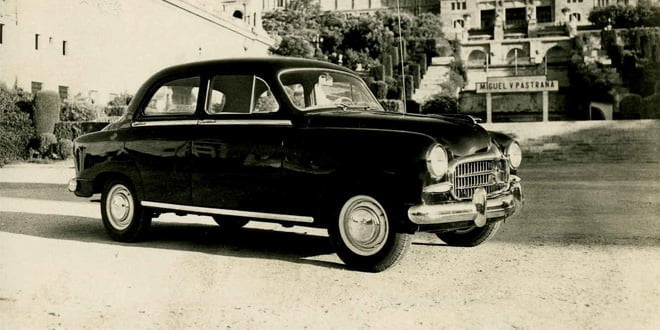 Седан SEAT 1400. 1955 - 1957 годы