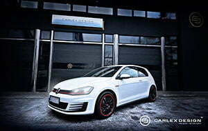 Volkswagen Golf GTI VII с интерьером от польской студии Carlex Design Europe