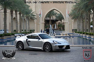 Тюнинг программа Alpha 1 для Porsche Cayman от арабского ателье Royal Customs