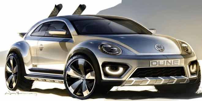 Вседорожный концепт Volkswagen Beetle Dune покажут в Детройте