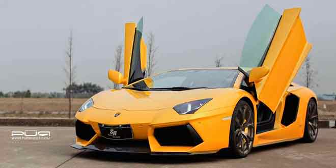 Lamborghini Aventadoir в обвесе Pur Aero от SR Auto Group