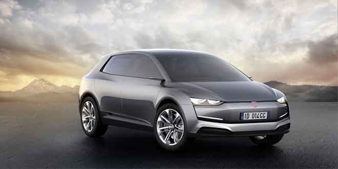Электрокар ItalDesign Giugiaro Clipper с четырьмя крыльями