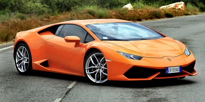 Оранжевый Lamborghini Huracan LP 610-4