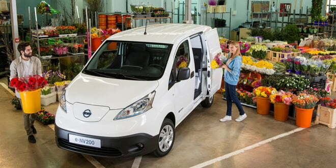 Электрический фургон Nissan e-NV200