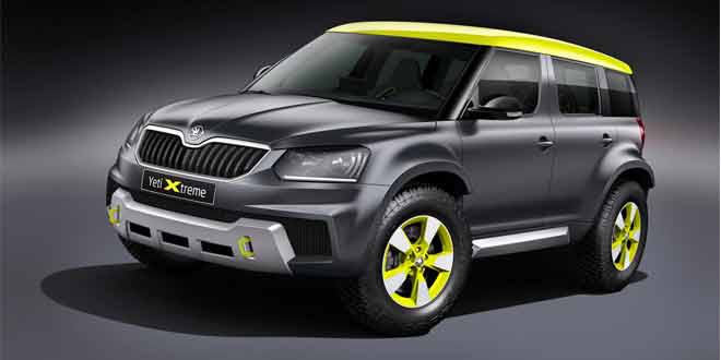 Агрессивный кроссовер Skoda Xtreme из Yeti | фото, инфо