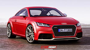 Рендер Audi TT RS от студии X-Tomi Design
