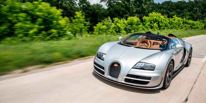 Bugatti Veyron Grand Sport Vitesse на Шоссе 66 в США