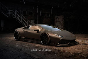 Рендер Lamborghini Huracan от Liberty Walk