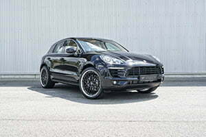 Porsche Macan на новых дисках от Hamann