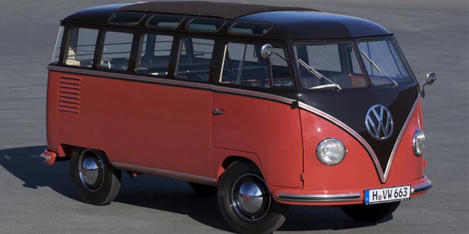 Праворульный Volkswagen Transporter T1. 1951 - 1955 годы