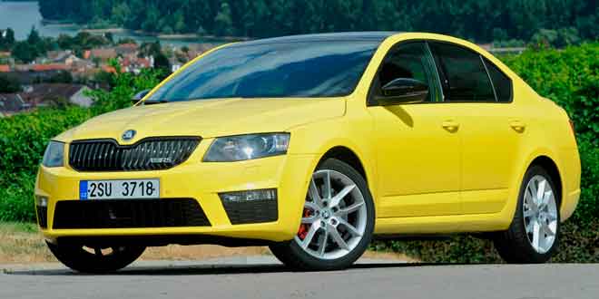 Лифтбэк Skoda Octavia RS 2014 года