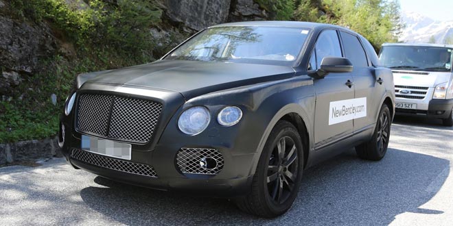 Предсерийный прототип Bentley Bentayga