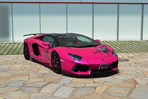 Lamborghini Aventador Violet от японского тюнера VITT SQUALO