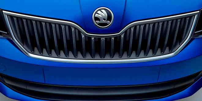 Радиаторная решетка Skoda Fabia 2015