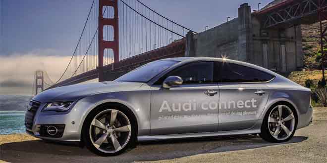 Audi A7 Sportback с автопилотом