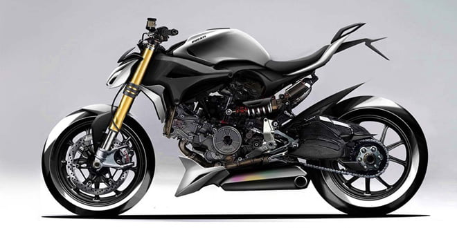 Концептуальный стритфайтер из Ducati 1199 Panigale | фото