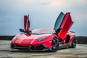 Lamborghini 50th Anniversario Roadster на дисках PUR Wheels