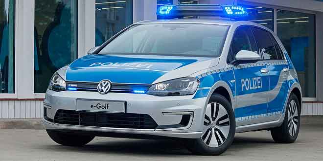 Полицейский Volkswagen e-Golf