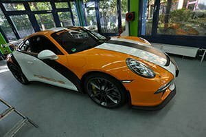 Porsche 991 GT3 в обклейке Print Tech