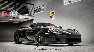 Porsche Carrera GT на дисках HRE Wheels