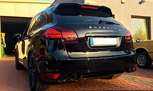 Porsche Cayenne Turbo с выхлопом от MM-Performance