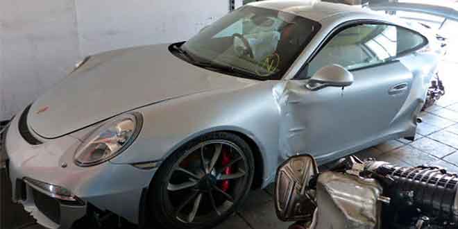 Фото | Разбитый Porsche 911 GT3