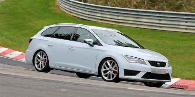 Быстрый универсал SEAT Leon ST Cupra на тестах | шпионские фото