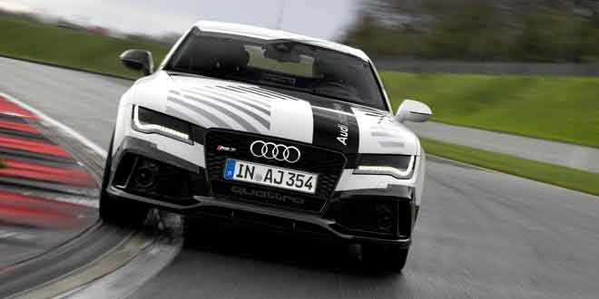 Из Audi RS7 сделали самый быстрый автомобиль с автопилотом
