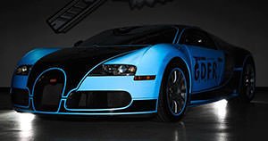 Bugatti Veyron в виниле от Metro Wrapz