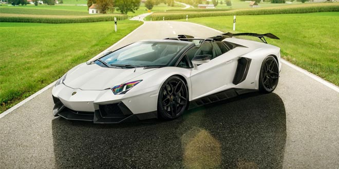 Lamborghini Aventador Roadster в тюнинге Novitec Torado