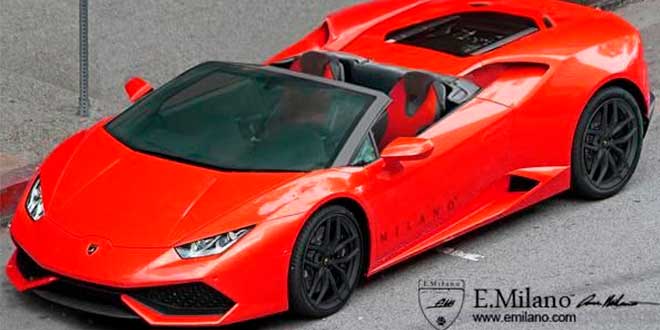 Lamborghini Huracan Spyder, неофициальный рендер E.Milano