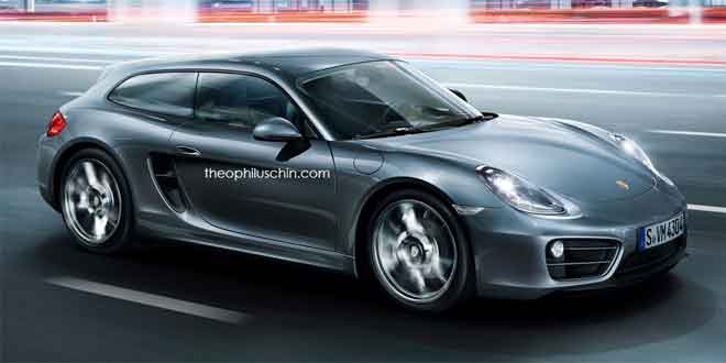 Фото | Возможный дизайн Porsche Cayman Shooting Brake