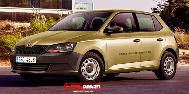 Скетч на тему бюджетной версии Skoda Fabia