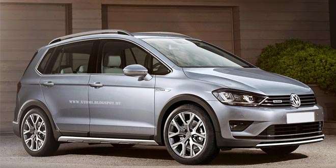 Рендер Volkswagen Golf Sportsvan Cross по версии X-Tomi