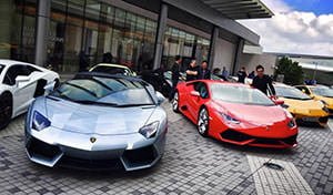 Lamborghini Club в Гонконге
