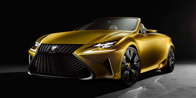 Концептуальный четырехместный кабриолет Lexus LF-C2