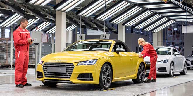 Производство Audi TT Roadster стартовало на заводе в Венгрии